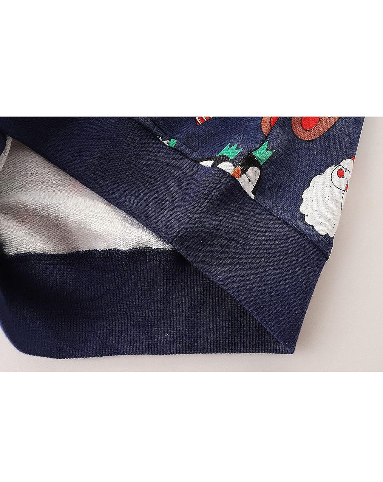 Kids Christmas Boys Sweatshirt Santa Claus Jumper Long Sleeve Tops T-Shirts Winter Casual Pullover Toddler Clothes for Age 2-10 Years