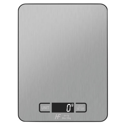 HomeFashion 5kg 1g 11lb Digital Kitchen Scales Food Scale with stainless steel Platform Electronic Cooking Backlit LCD Display Multifunction for Home and Office Use