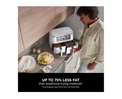 NINJA Foodi MAX Dual Zone AF400UKWH Air Fryer – White & Black