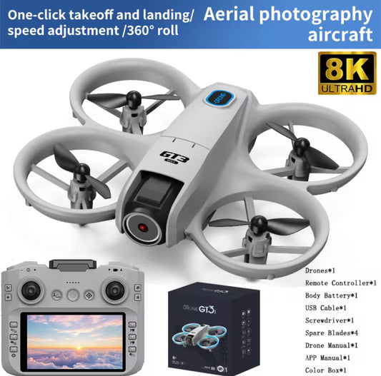 GT3 MAX Mini Drone 5G 8K GPS Professional HD Aerial Photography Dynamic Lighting Remote Control Aircraft Optical Flow Quadcopter