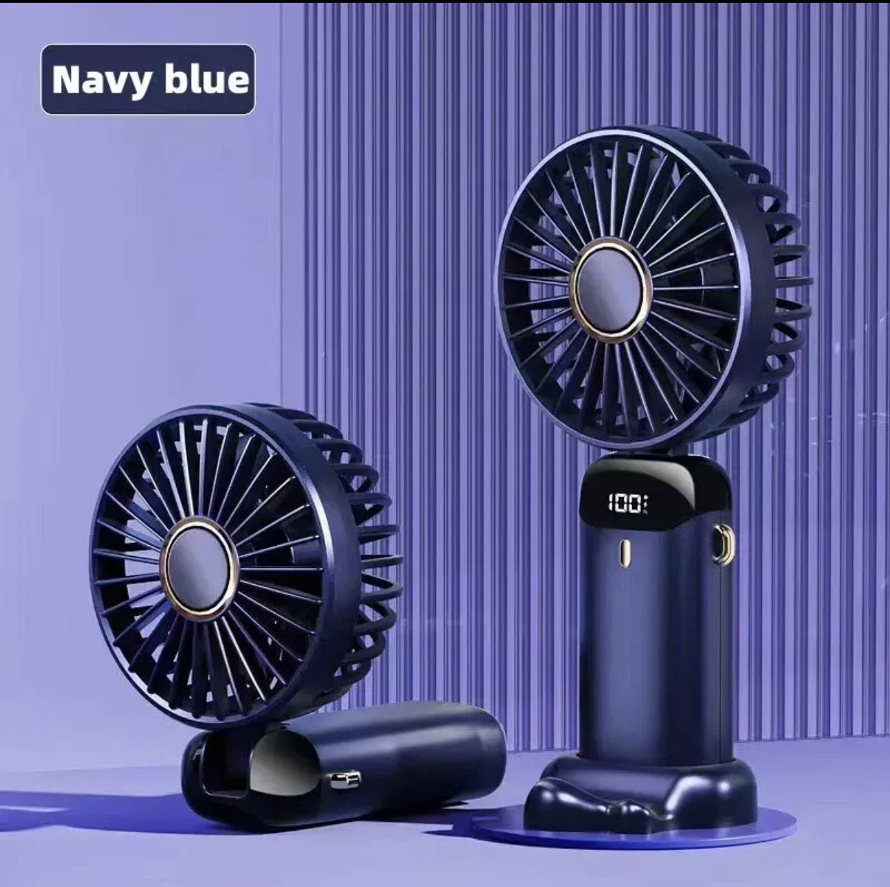 Portable Hand-Held Mini Folding Desk Fan – USB Rechargeable | Compact Cooling for Home, Office & Travel (UK)