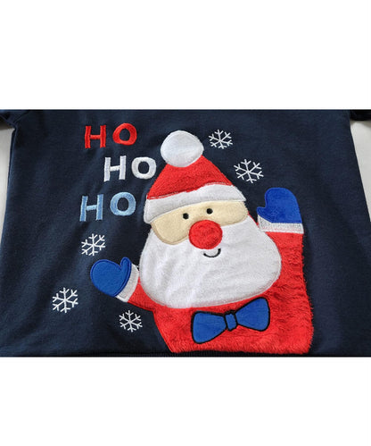 EULLA Boys Christmas Jumper Reindeer Sweatshirt Gift Kids Long Sleeve Dinosaur Tee Shirt Tops Crew Neck Pullover Hoodies Casual Outfit Clothes Age 1-7 Years