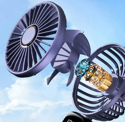 Portable Hand-Held Mini Folding Desk Fan – USB Rechargeable | Compact Cooling for Home, Office & Travel (UK)