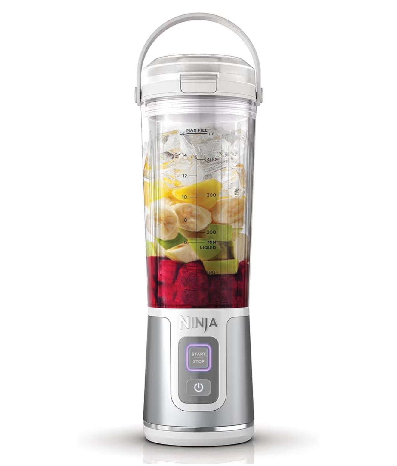 Blast Portable Blender, 530ml, Leakproof Lid & Sip Spout, Powerful Cordless Mini Blender, Rechargeable, Portable Smoothies, Protein Shakes, Blends Ice & Frozen Fruit, Denim Blue, BC151UKNV