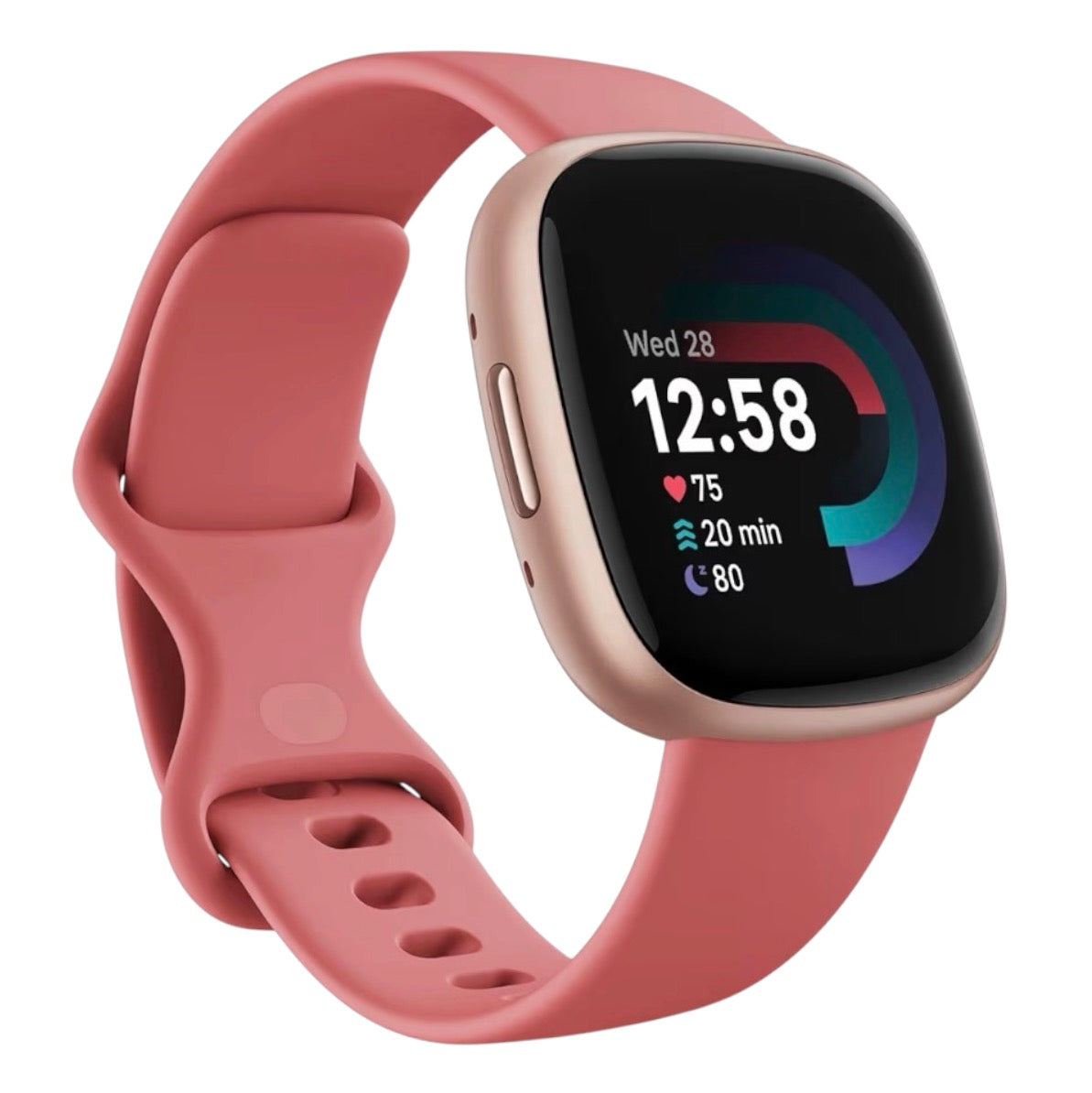 Fitbit Google Versa 4 Fitness Smartwatch Black Graphite 6 Day Battery