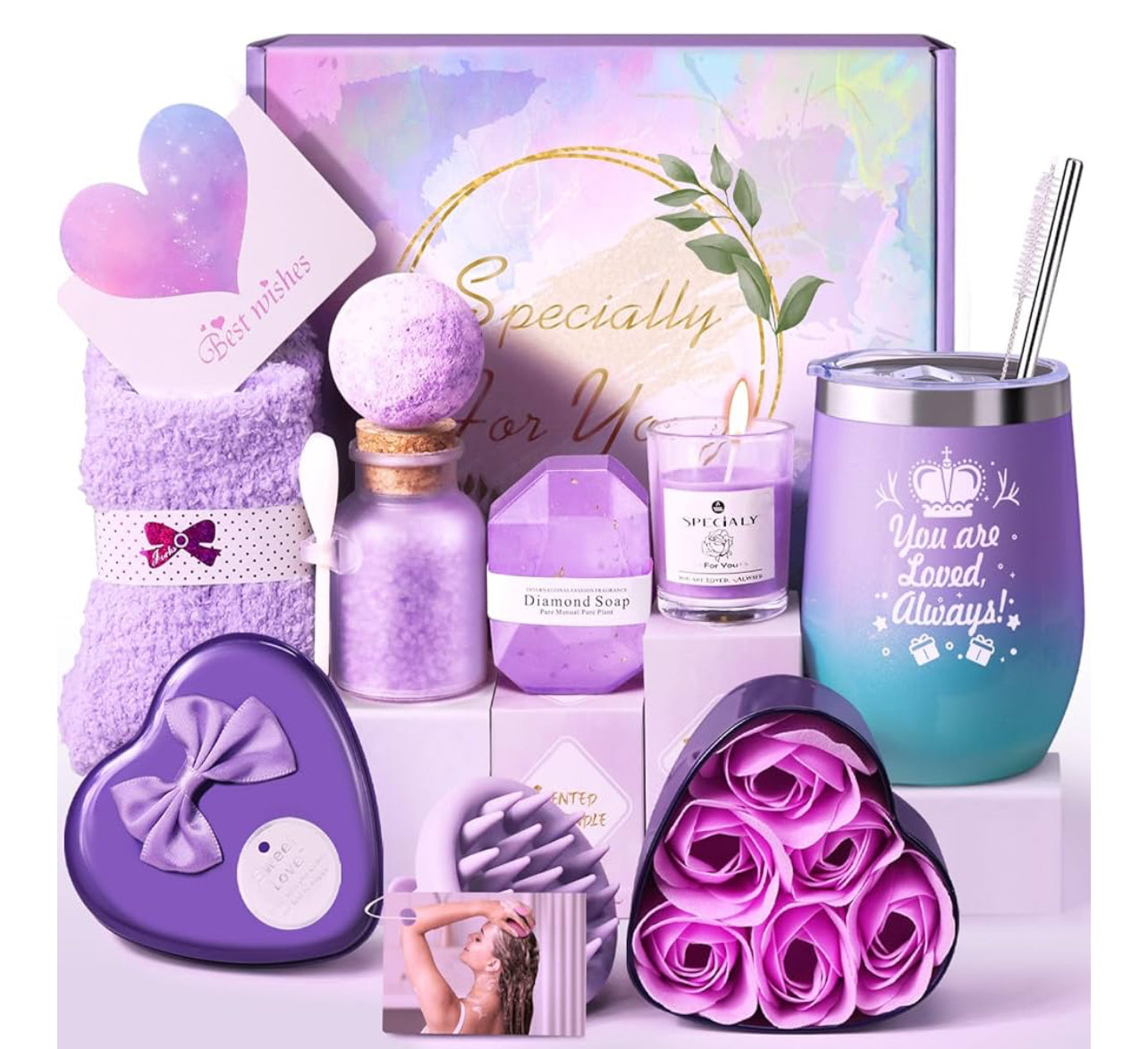 Gifts for Mum, Mothers Day Gifts, Birthday Present for Mum Pamper Gifts Set Christmas Hamper Get Well Soon Gifts Mums Birthday Gifts from Daughter Son