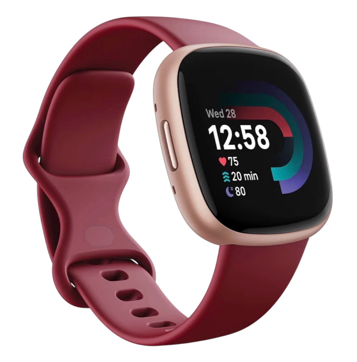 Fitbit Google Versa 4 Fitness Smartwatch Black Graphite 6 Day Battery