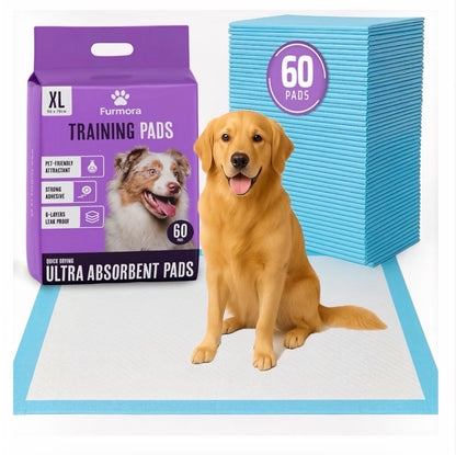 Extra Large Puppy Training Pads 90 × 70cm Pack of 60