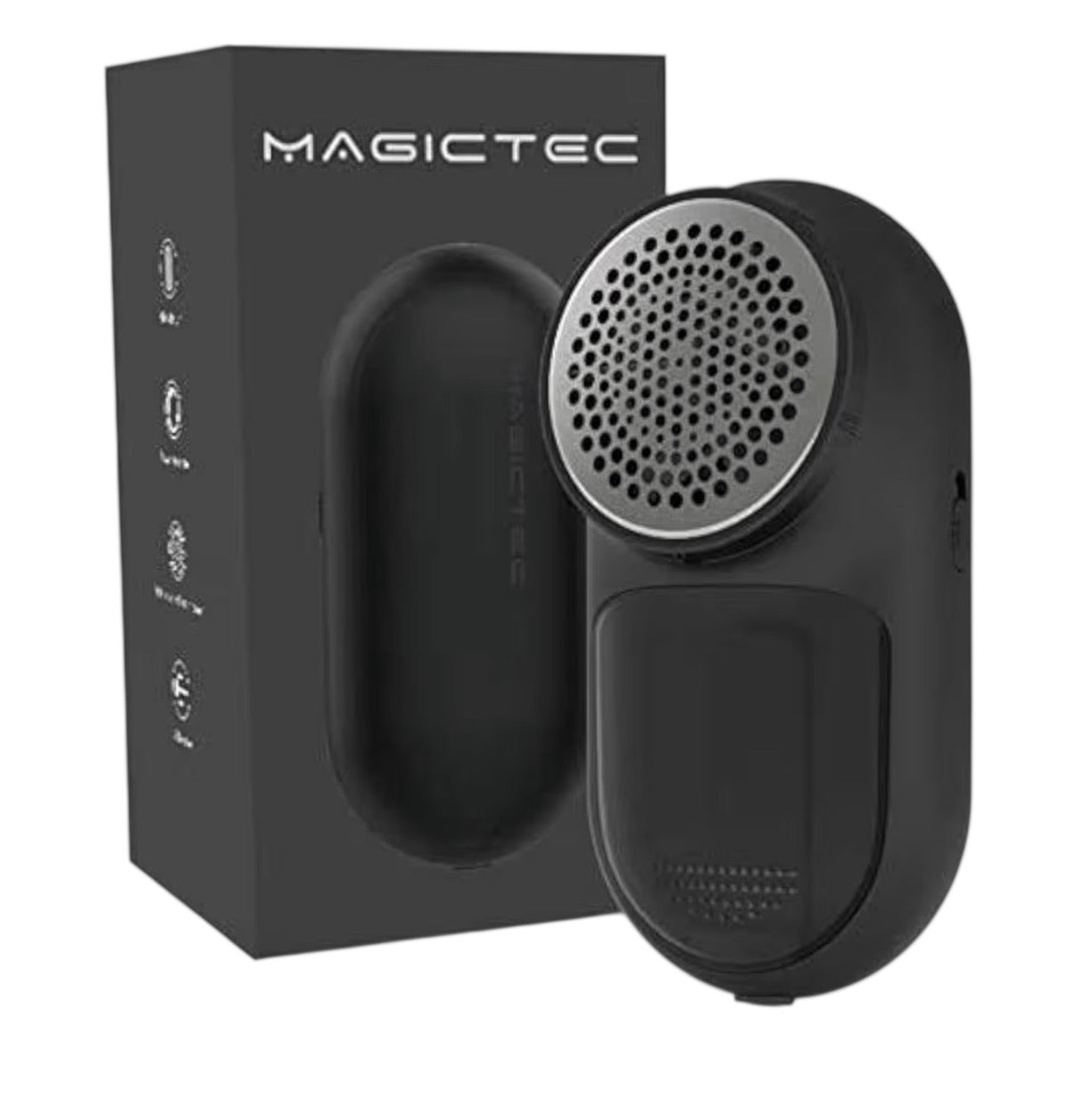 Magictec Rechargeable Fabric Shaver, Lint Remover Sweater Defuzzer Lints Fuzzs Pills Pilling Trimmer for Clothes and Furniture -Battery Operated