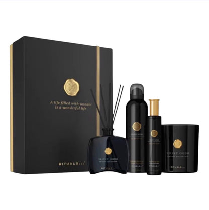 RITUALS Velvet Oudh Large Gift Set Shower Foam Mist Candle Fragrance Sticks