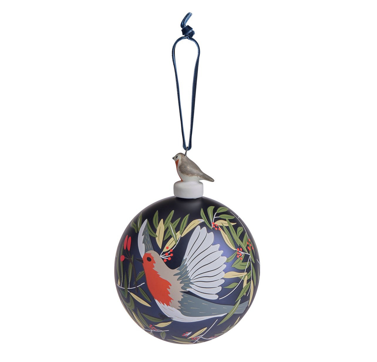 Single Painted Robin Christmas
Bauble