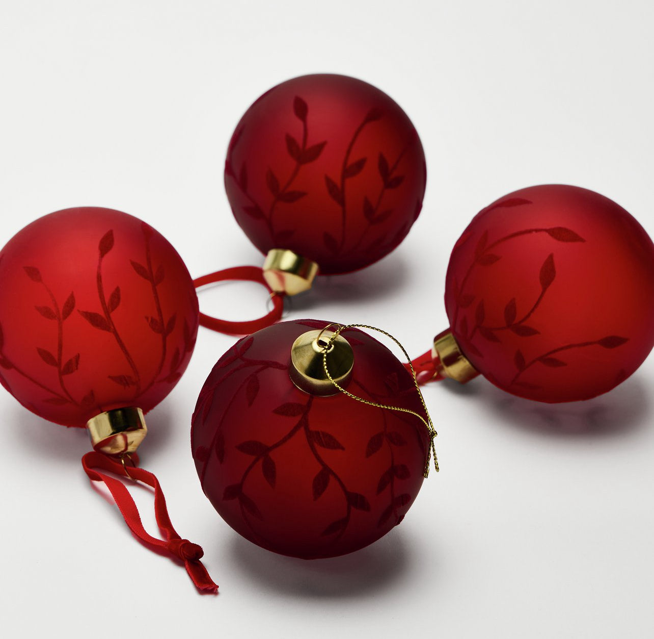 Pack of 4 Christmas Glass Christmas
Baubles