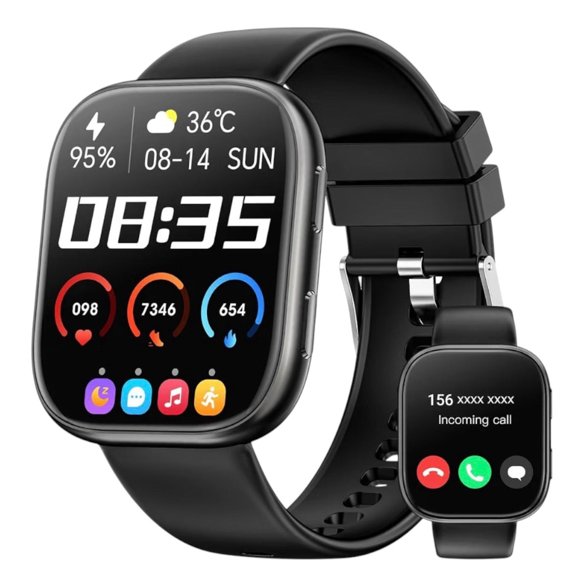 2026 Smart Watch 1.83 HD Bluetooth Calling 120+ Sports Modes Android iOS