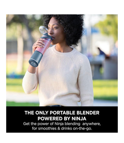 Blast Portable Blender, 530ml, Leakproof Lid & Sip Spout, Powerful Cordless Mini Blender, Rechargeable, Portable Smoothies, Protein Shakes, Blends Ice & Frozen Fruit, Denim Blue, BC151UKNV