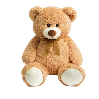 iBonny Giant Teddy Bear, 90cm, Tan Stuffed Animal, Plush, Soft Toy, Love Gift, Child Dolls