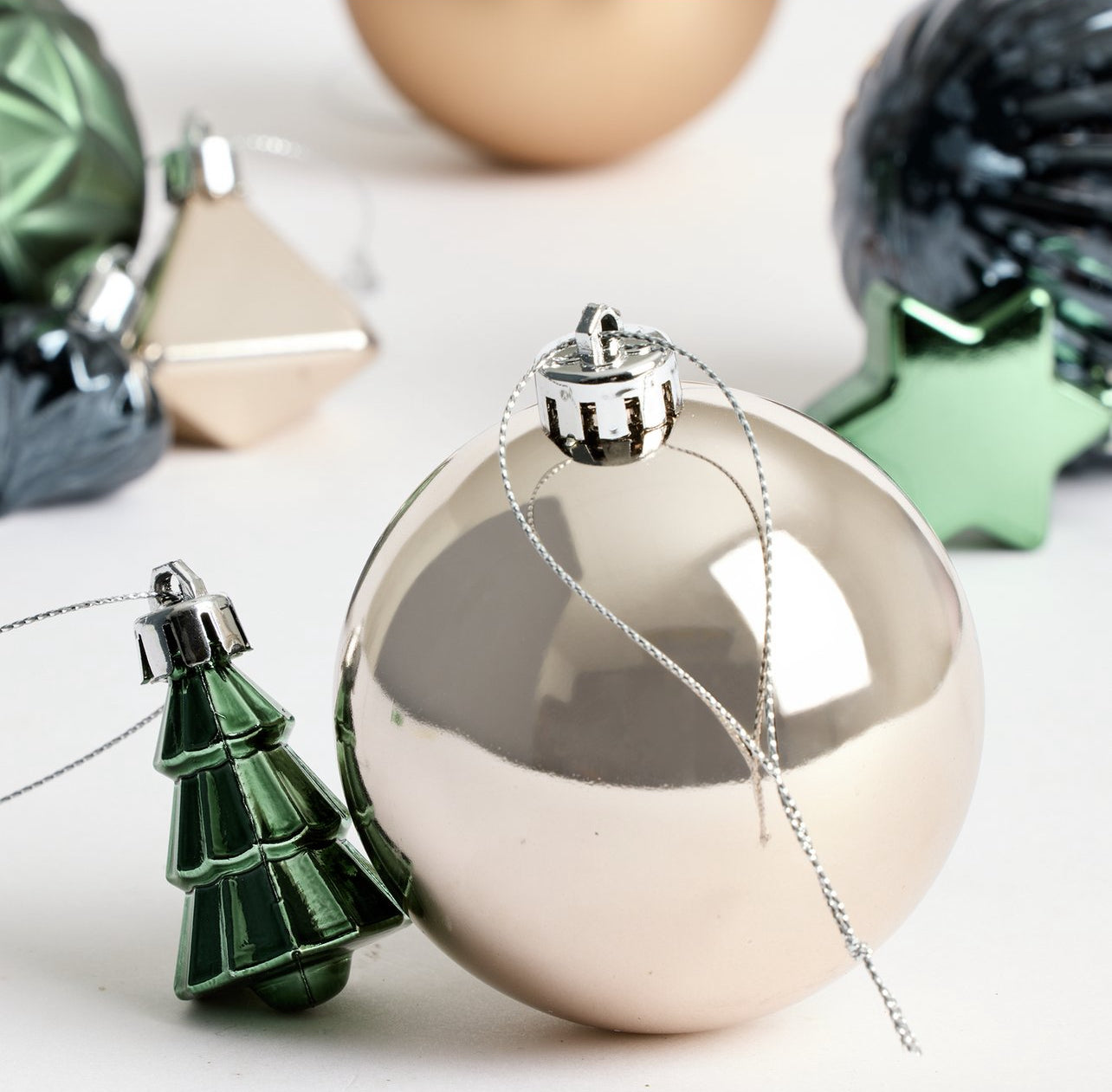 Pack of 49 Assorted Christmas Hanging Ornament