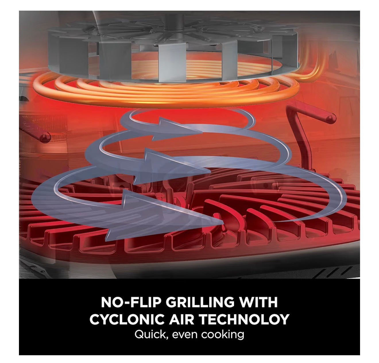 Foodi MAX Health Grill & Air Fryer 3.8L with Digital Cooking Probe, 6-in-1; Air Fry, Bake, Roast & more, Dishwasher Safe Parts, Large Grill Plate, Copper/Black Amazon Exclusive AG551UKCP