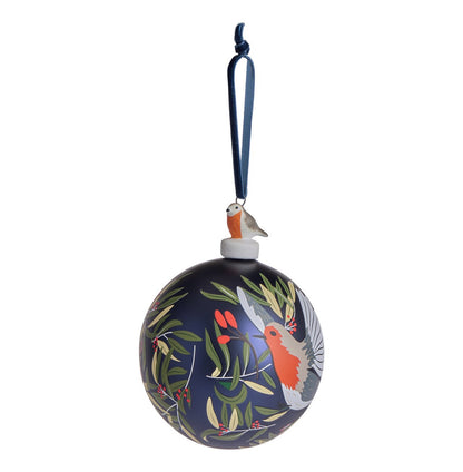 Single Painted Robin Christmas
Bauble
