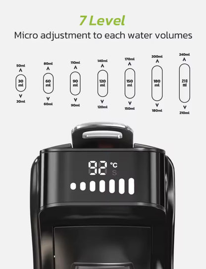 HiBREW 6-in-1 Capsule Coffee Machine – Hot & Cold, Espresso, Cappuccino, Compatible with Dolce Gusto, Nespresso & Ground Coffee (H1B)