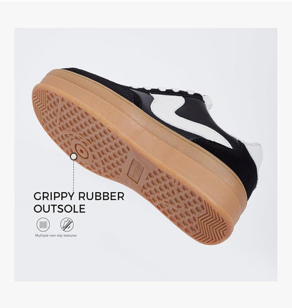 LUCKY STEP Women's Platform Trainers Sneakers Walking Shoes
Comfortable, Fashion, Chunky, Casual, Lace-Up, Stitch Detailing, Everyday, Footwear