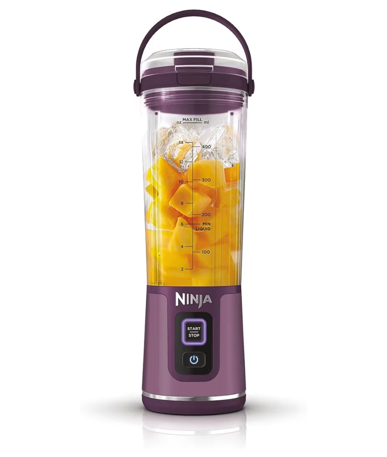 Blast Portable Blender, 530ml, Leakproof Lid & Sip Spout, Powerful Cordless Mini Blender, Rechargeable, Portable Smoothies, Protein Shakes, Blends Ice & Frozen Fruit, Denim Blue, BC151UKNV