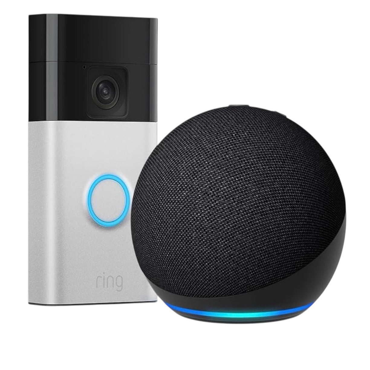 Echo Dot (Newest gen) + Ring Battery Video Doorbell (2024 release)