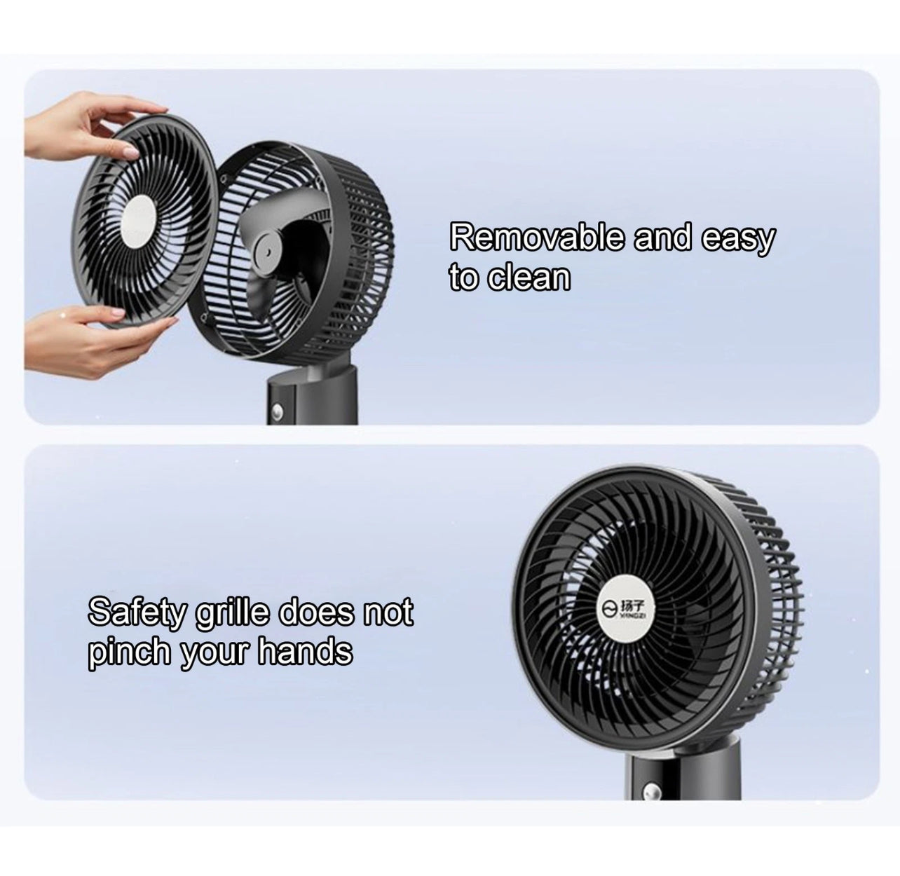 Oscillating Cyclone Pedestal Fan – Adjustable Height & 3 Speeds | Powerful Cooling for Home or Office