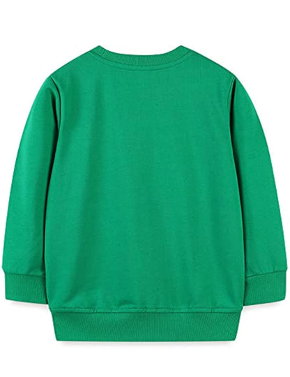 Kids Christmas Boys Sweatshirt Santa Claus Jumper Long Sleeve Tops T-Shirts Winter Casual Pullover Toddler Clothes for Age 2-10 Years