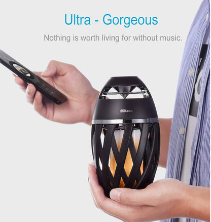 Outdoor Bluetooth Speaker, Gifts for Men Him Dad Women, Torch Outdoor Bluetooth Speaker, BT5.0 Stereo Speaker with HD Audio and Enhance Bass, Unique Christmas Birthdays Gifts for Men Him Father