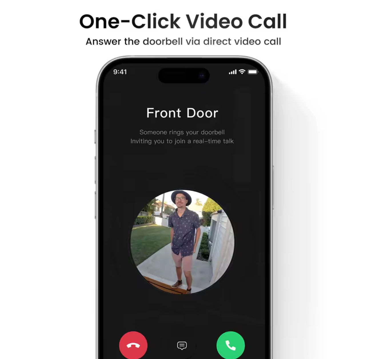 AOSU 3MP Wireless Doorbell Video Intercom – Smart Wi-Fi, Human Detection, Alexa Compatible
