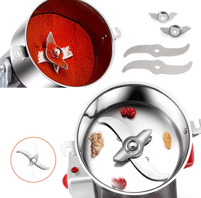 BioloMix Dry Food Grinder Mill – 700g/800g Capacity, High-Speed Grain, Spice, Herb, Cereal & Coffee Grinder