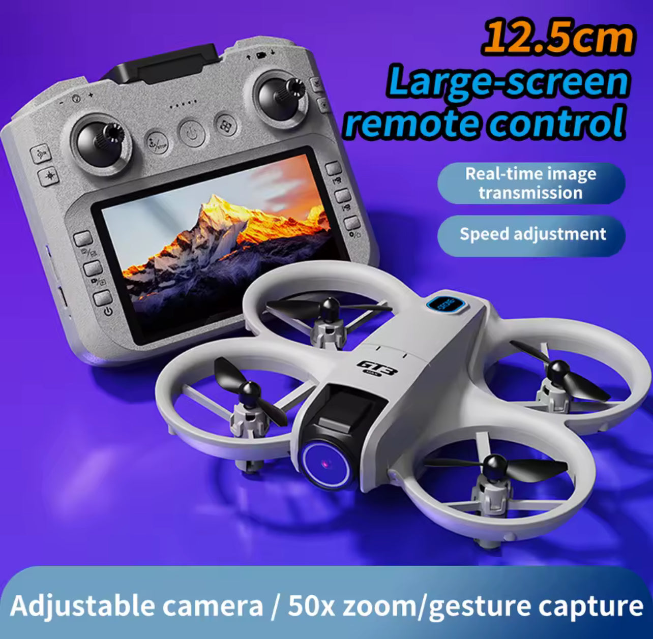GT3 MAX Mini Drone 5G 8K GPS Professional HD Aerial Photography Dynamic Lighting Remote Control Aircraft Optical Flow Quadcopter