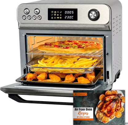 24L Air Fryer Oven with Rotisserie Digital Knob 1800W 10In1 Airfryer