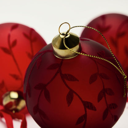 Pack of 4 Christmas Glass Christmas
Baubles