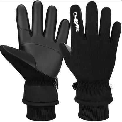 Thermal Gloves Coldproof Winter Gloves Men Women Touch Screen 3M Thinsulate Ski Glove for Snowboarding Running Driving Hiking Working Outdoor