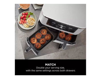 NINJA Foodi MAX Dual Zone AF400UKWH Air Fryer – White & Black