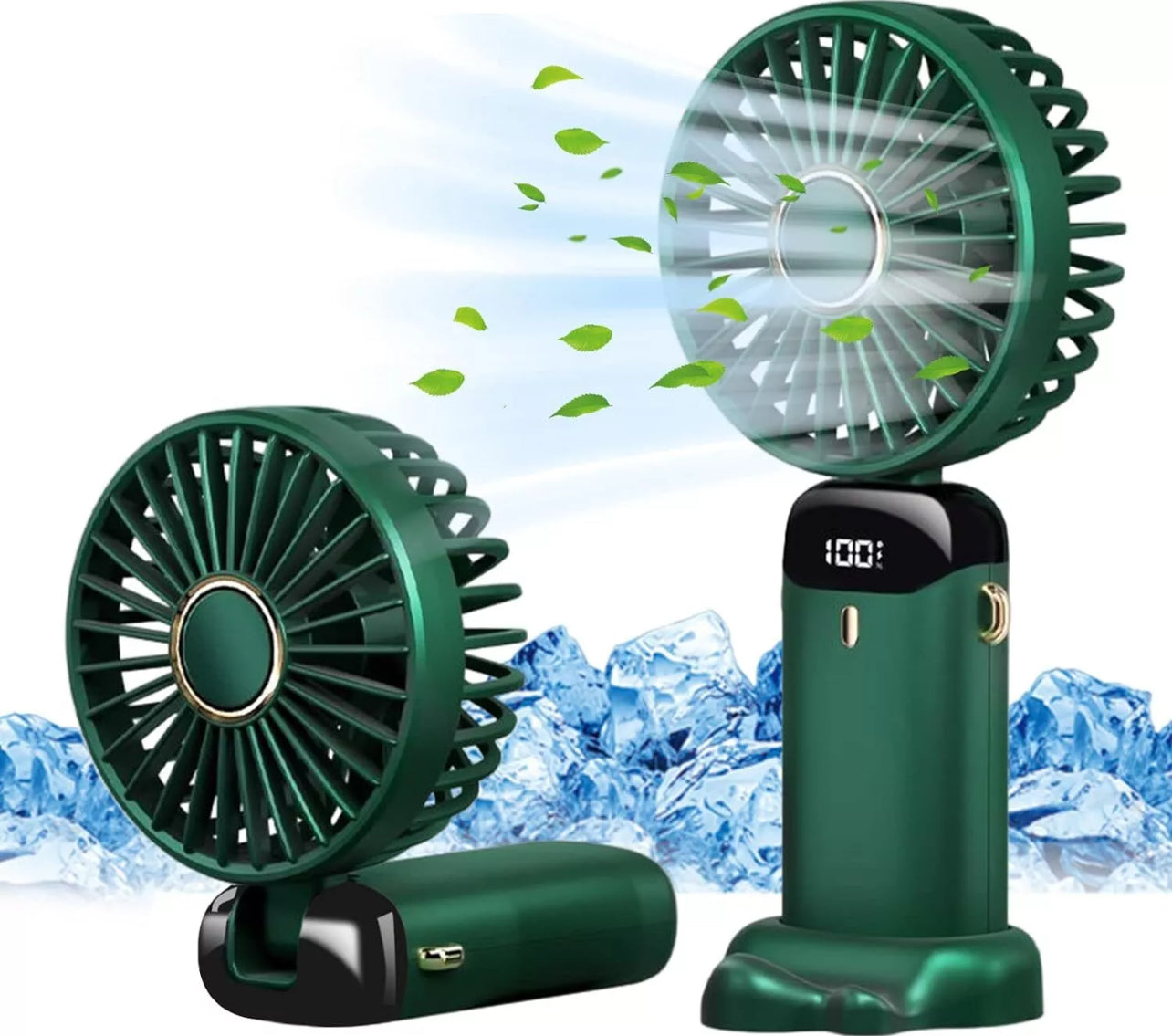 Portable Hand-Held Mini Folding Desk Fan – USB Rechargeable | Compact Cooling for Home, Office & Travel (UK)