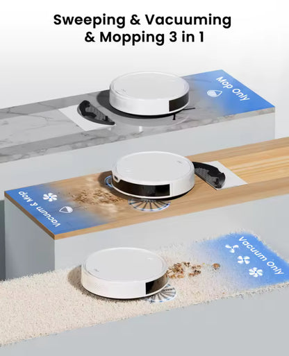 OKP K5 Ultra Robot Vacuum Cleaner – 5500Pa Suction, ToF Laser Mapping, 190° Obstacle Avoidance, 200-Min Runtime, App Control