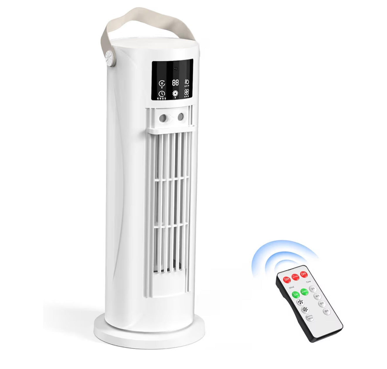 Portable Air Conditioner, 28dB Air Cooler, 26ft/s Velocity Mini Air Conditioning Unit with 2-8H Timer, 120° Oscillation, 1-Touch Turbo Mode Cool Mist, Low Energy Small Air Conditioner for Home(Black)