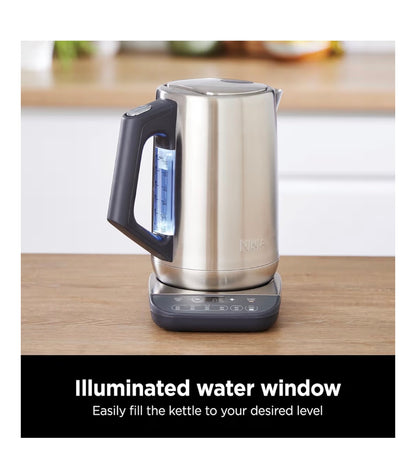 Perfect Temperature Kettle, 1.7L, with Temperature Control, LED Display, Easy to Use Kettle with Rapid Boil and Temperature Hold, Stone/Gold KT201UKSTGD