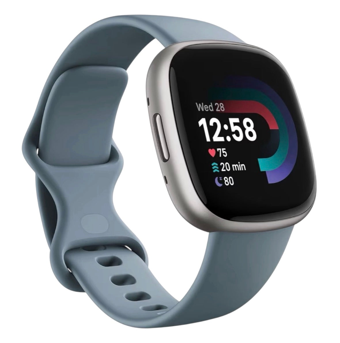 Fitbit Google Versa 4 Fitness Smartwatch Black Graphite 6 Day Battery