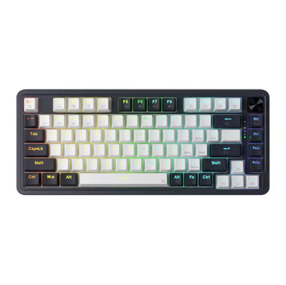 Redragon K673 PRO 75% Wireless Mechanical Gaming Keyboard – 81 Keys, Hot-Swap Red Switch, RGB, 3 Modes