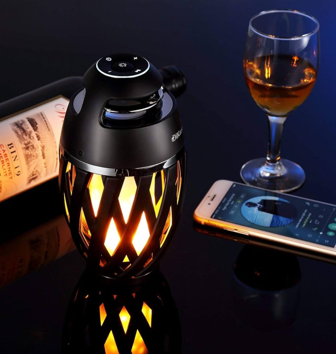 Outdoor Bluetooth Speaker, Gifts for Men Him Dad Women, Torch Outdoor Bluetooth Speaker, BT5.0 Stereo Speaker with HD Audio and Enhance Bass, Unique Christmas Birthdays Gifts for Men Him Father
