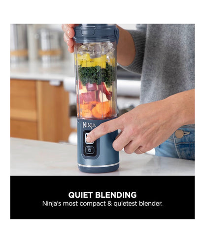 Blast Portable Blender, 530ml, Leakproof Lid & Sip Spout, Powerful Cordless Mini Blender, Rechargeable, Portable Smoothies, Protein Shakes, Blends Ice & Frozen Fruit, Denim Blue, BC151UKNV