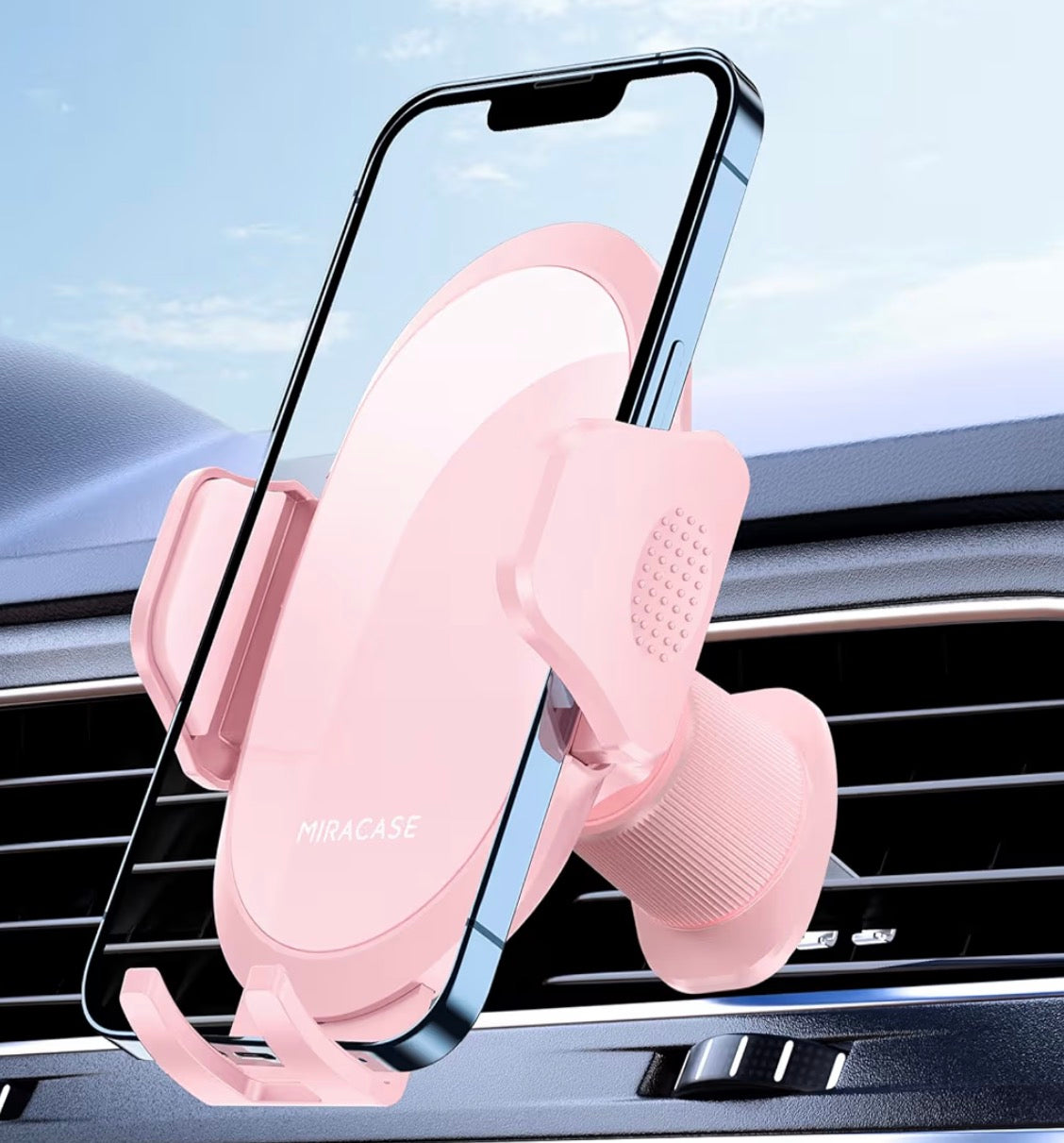 Miracase Car Phone Holder Double Steel Hook Air Vent 360° Mount