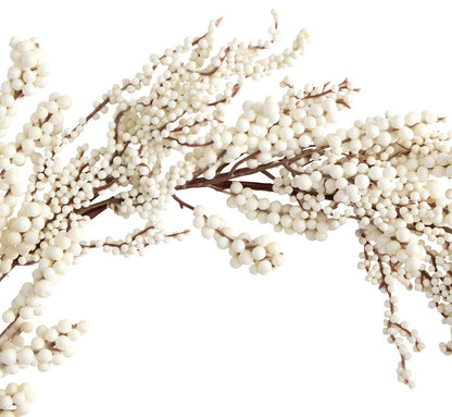 White Berry Christmas Garland