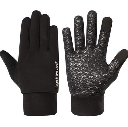 Aqua Waterproof Thermal Gloves for Men'S – Touchscreen Sensitive, Warm Padded, Anti-Slip Palm Grip, Lightweight – Perfect for Cold Weather, Cycling, Running, Hiking & Dog Walking