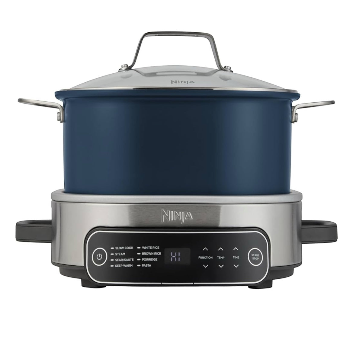 Foodi PossibleCooker, 6L Slow Cooker & Rice Cooker, 8-in-1 Versatile Functions, Midnight Blue, MC1101UK