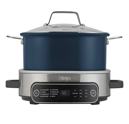 Foodi PossibleCooker, 6L Slow Cooker & Rice Cooker, 8-in-1 Versatile Functions, Midnight Blue, MC1101UK