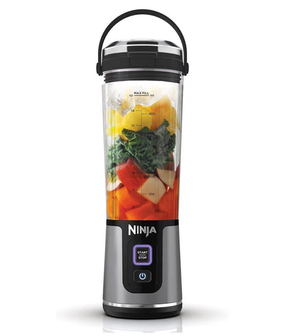 Blast Portable Blender, 530ml, Leakproof Lid & Sip Spout, Powerful Cordless Mini Blender, Rechargeable, Portable Smoothies, Protein Shakes, Blends Ice & Frozen Fruit, Denim Blue, BC151UKNV